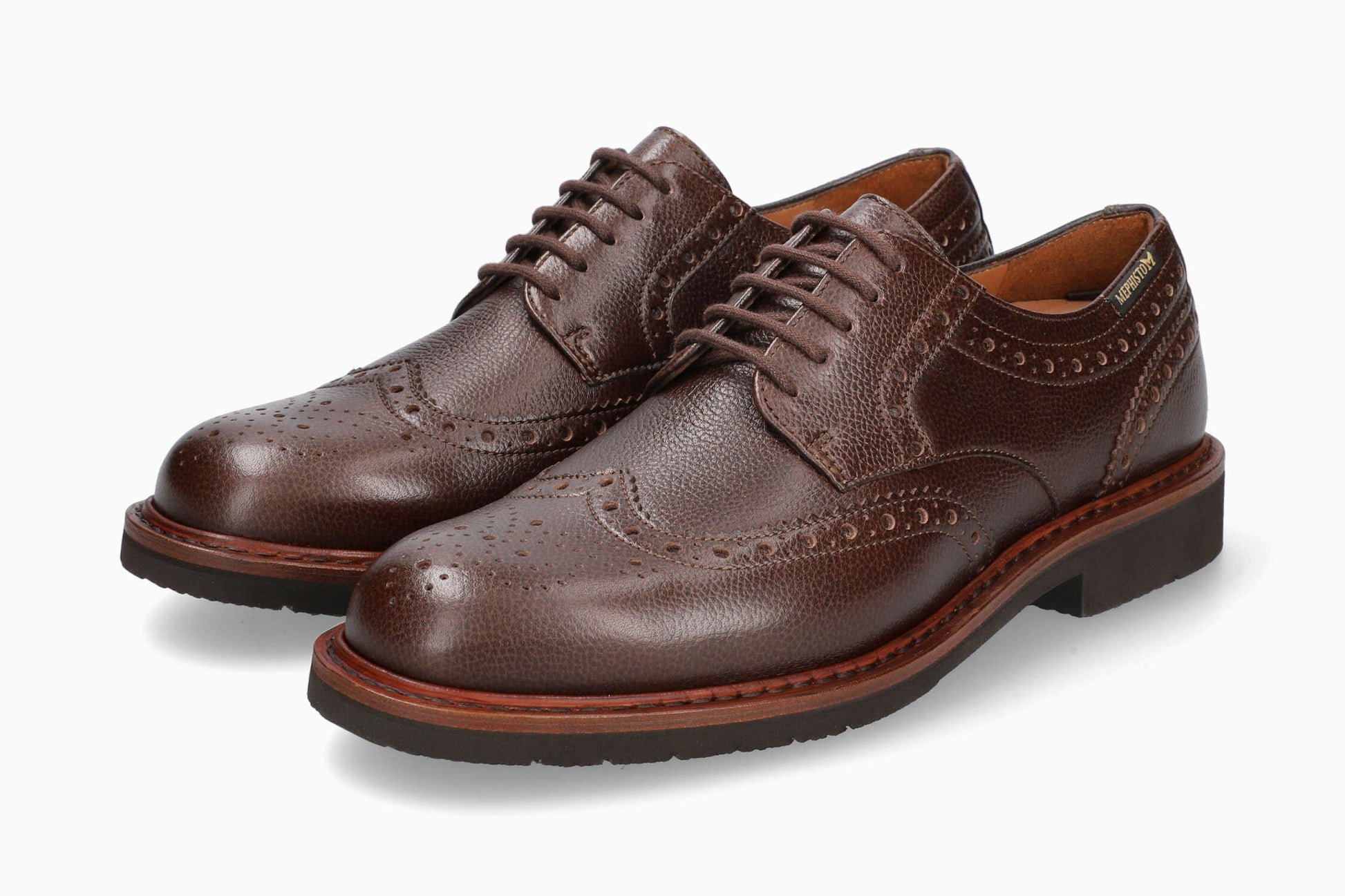 Mephisto Max Chestnut Men's Oxford Top