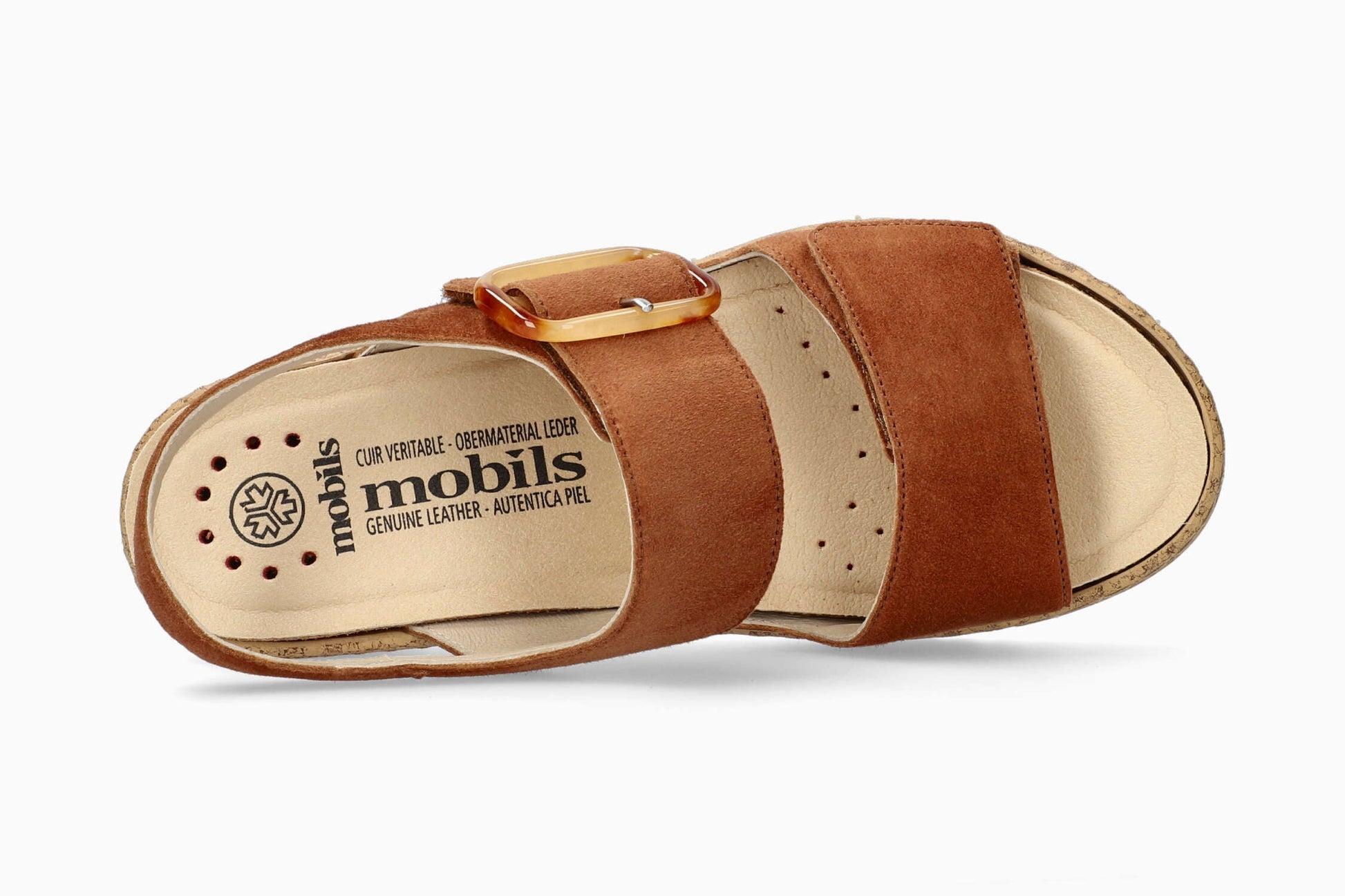 Mobils Nasma Hazelnut Women's Sandal Top