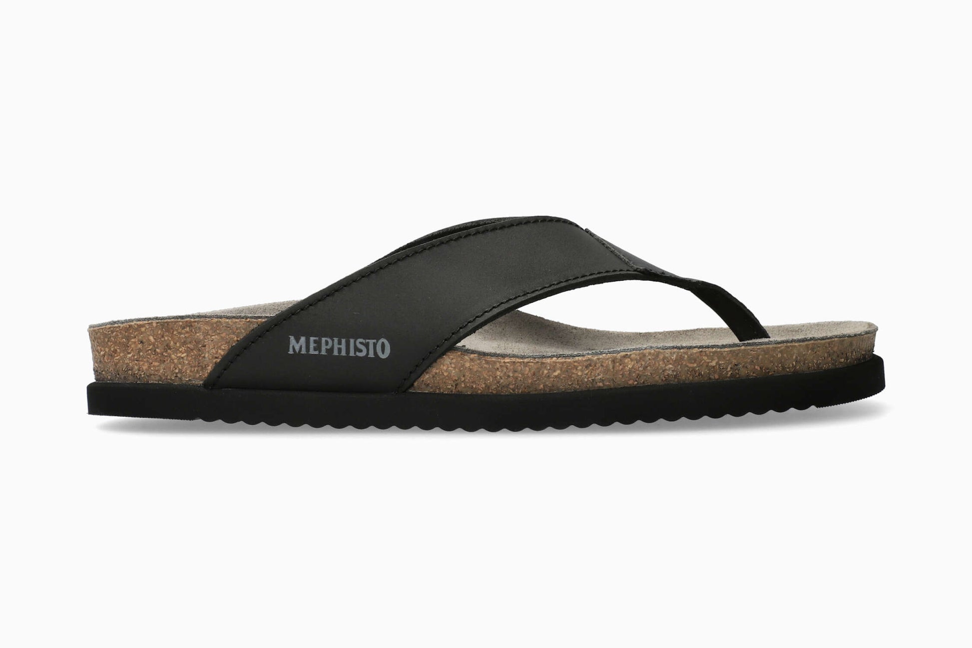 Mephisto Natalio Men's Cork Sandal Black