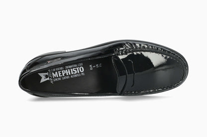 Mephisto Women's Loafers Neda Black Patent Top