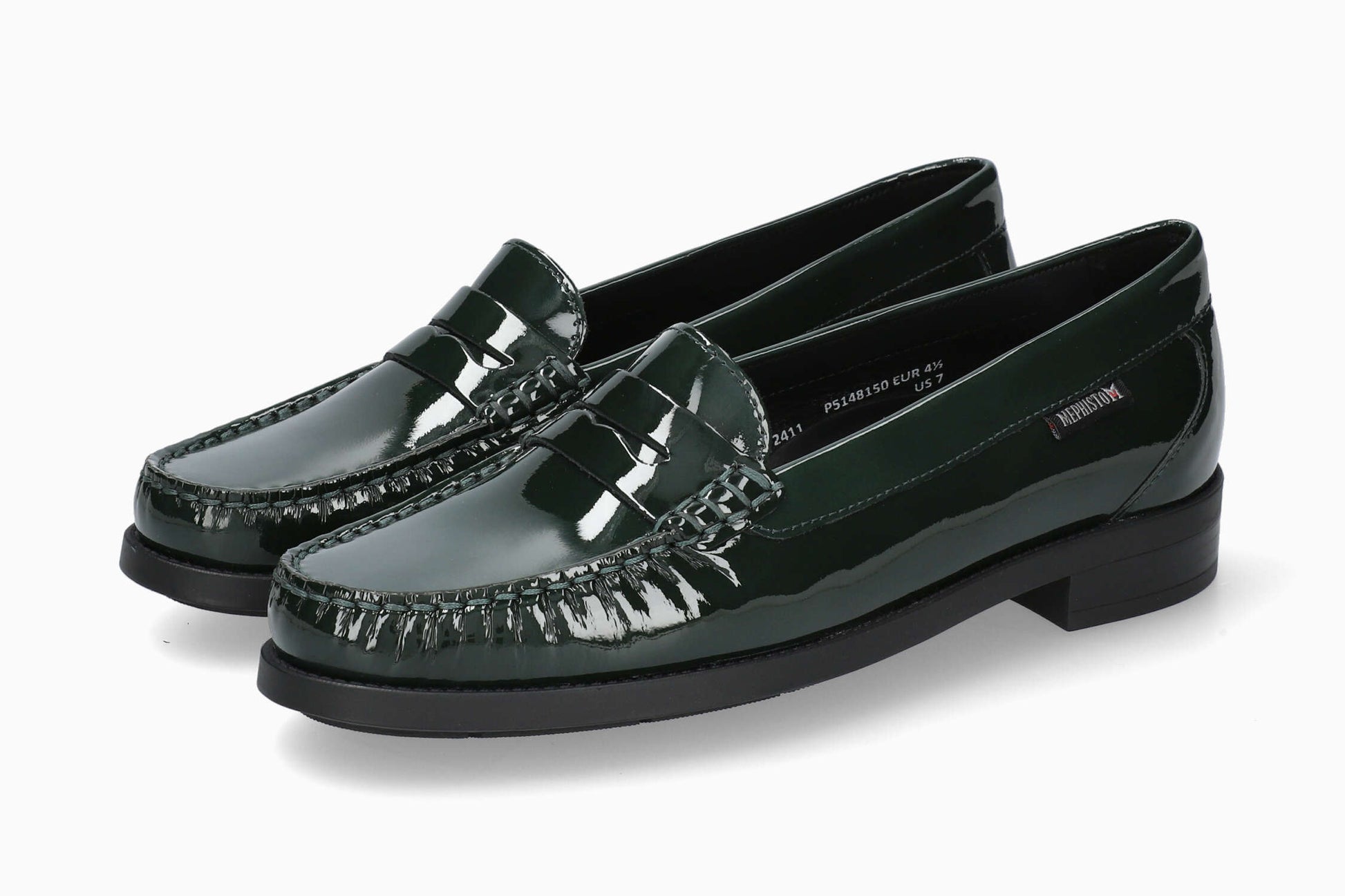 Mephisto Women's Loafers Neda Bottle Green