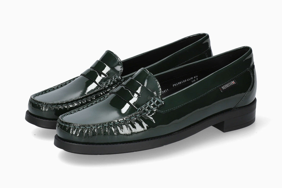 Mephisto Women's Loafers Neda Bottle Green