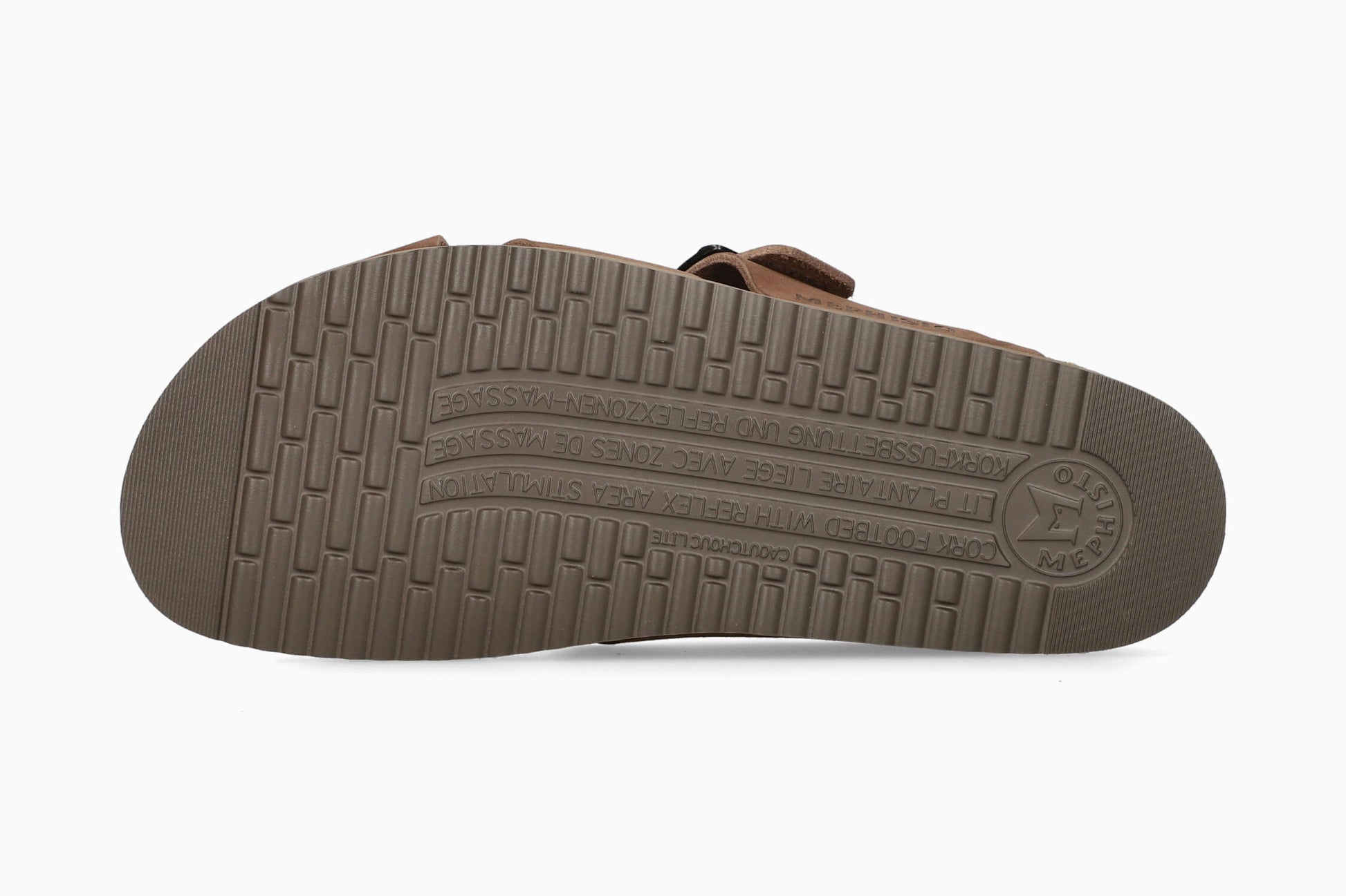 Mephisto Men's Sandal Nordine Dark Brown Sole