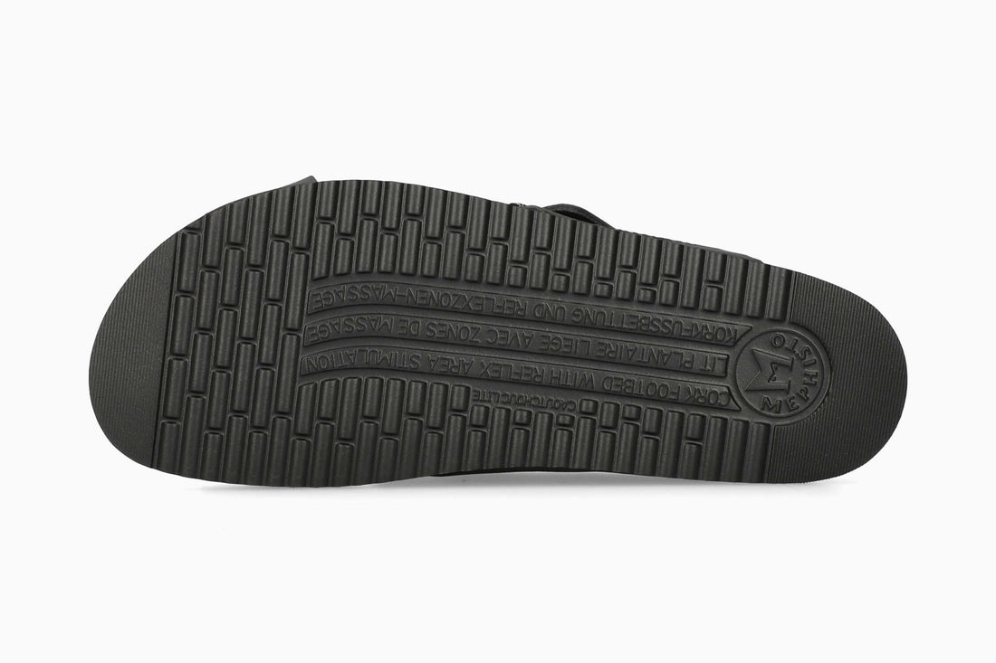 Mephisto Men's Sandal Nordine Black Sole