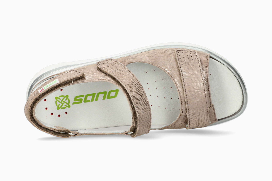 Sano Women's Sandal Norine Light Taupe Top