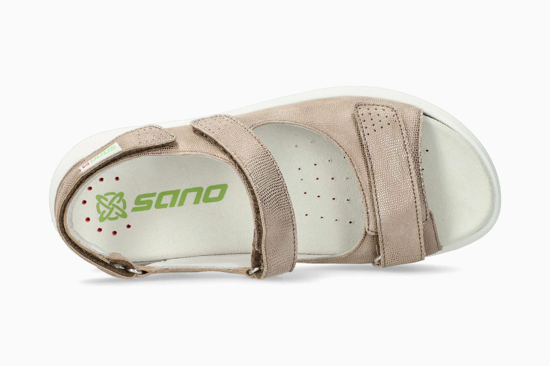 Sano Women's Sandal Norine Light Taupe Artesia Top