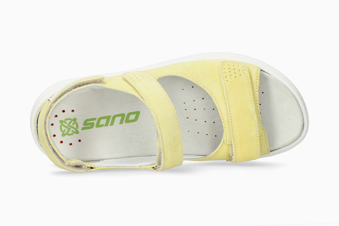 Sano Women's Sandal Norine Yellow Top