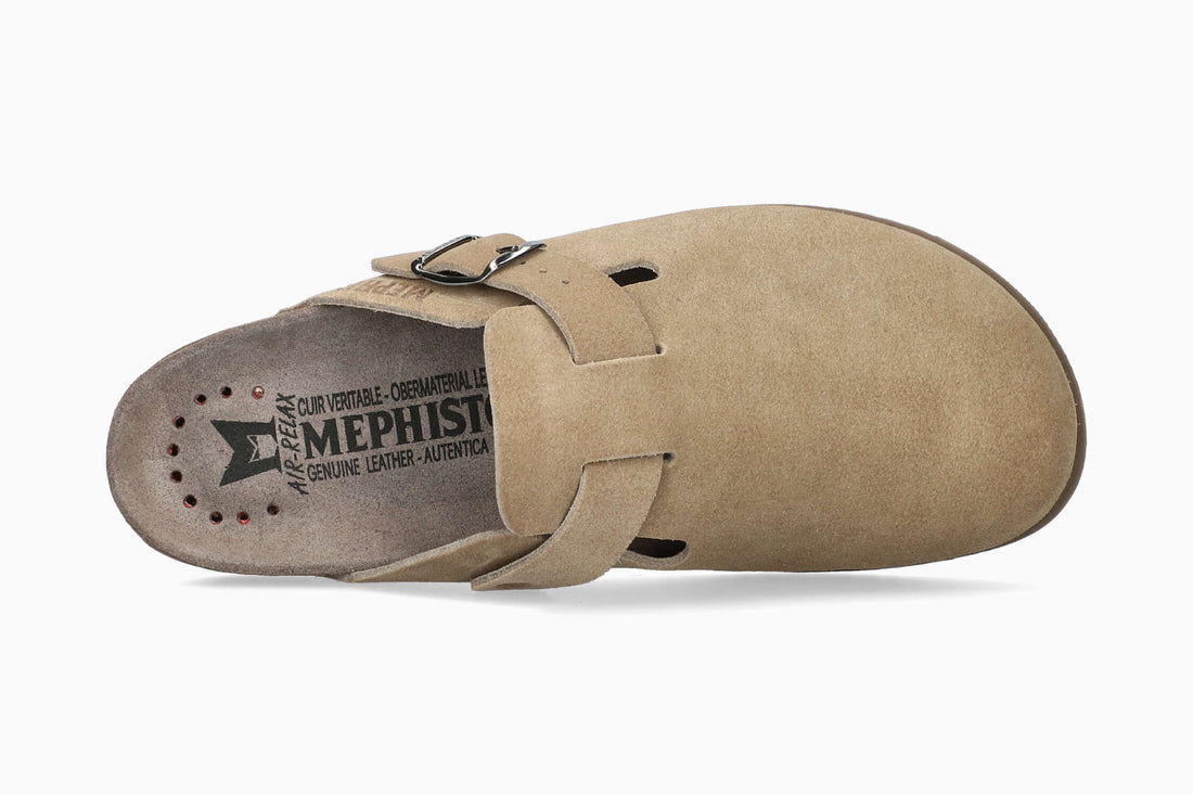Mephisto Nathan Warm Grey Men's Clog Top