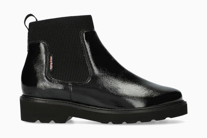 MOBILS OANA | Women Ankle Boots With Heel Black Leather Varnished | Mephisto USA MOBILS OANA | Women Ankle Boots With Heel Black Leather Varnished | Mephisto USA