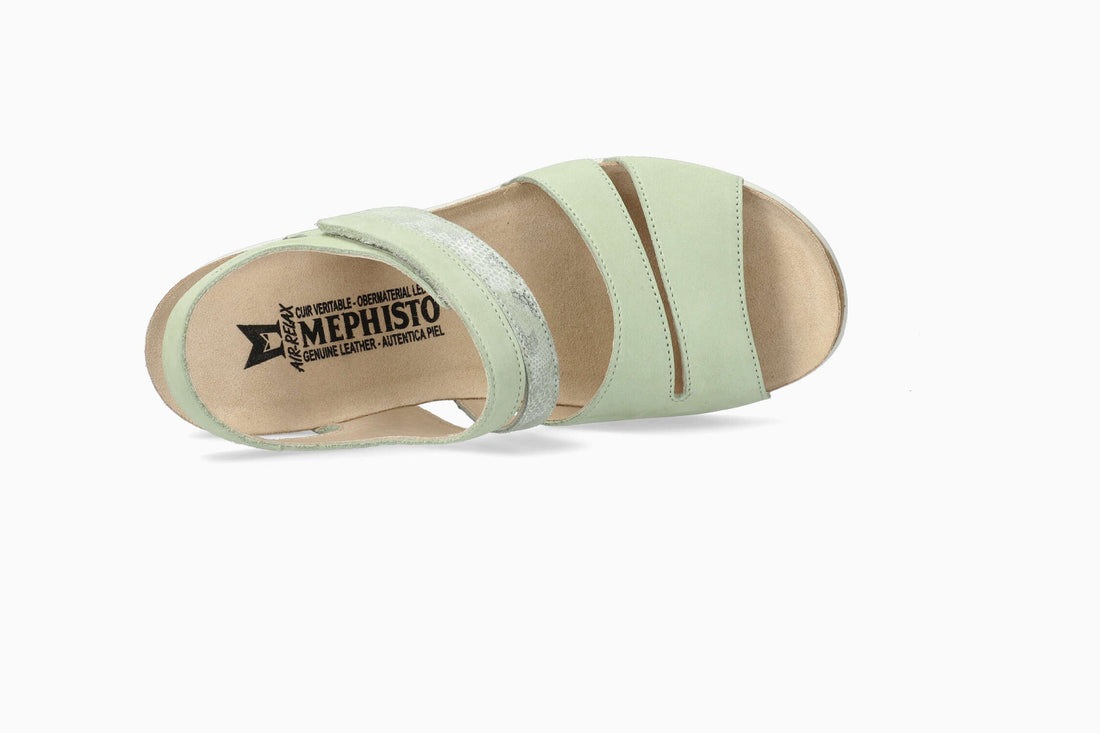 Mephisto Orly Women's Sandal Green Almond Top