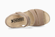 Mephisto Orly Women's Sandal Light Taupe Top