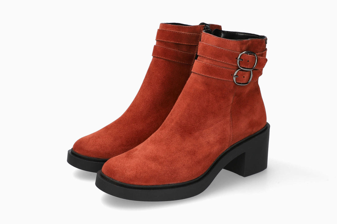 Paisley Mephisto Women's Boots Rust Side