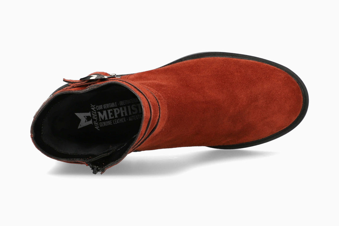 Paisley Mephisto Women's Boots Rust Side Top