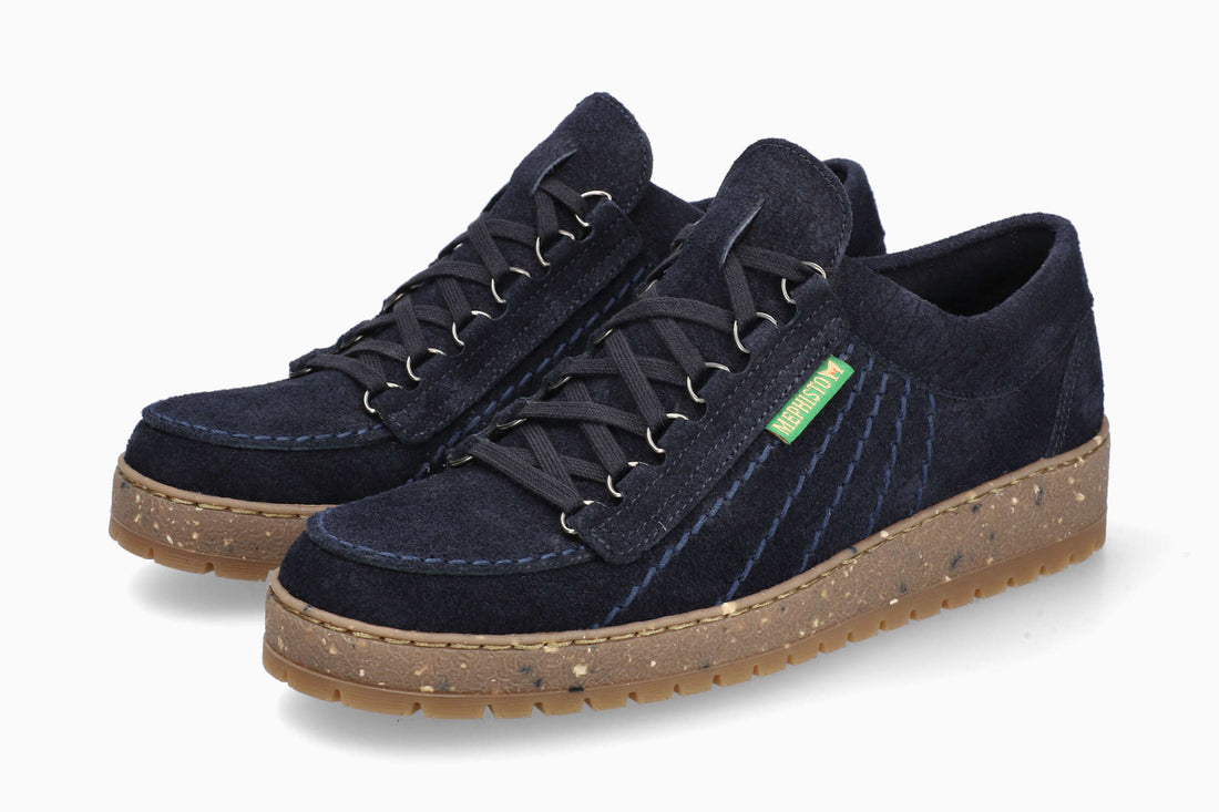 Mephisto Men's Sneaker Rainbow Navy
