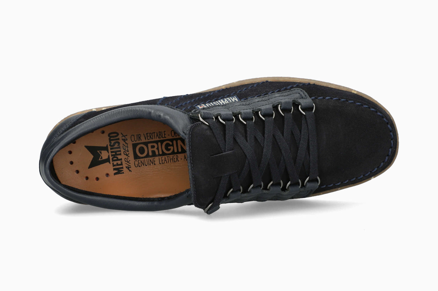 Mephisto Men's Sneaker Rainbow Blue Top