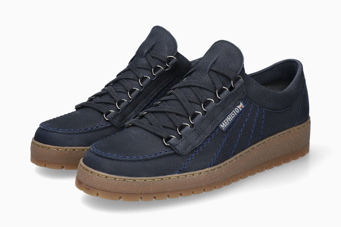 Mephisto Men's Sneaker Rainbow Navy Sportbuck