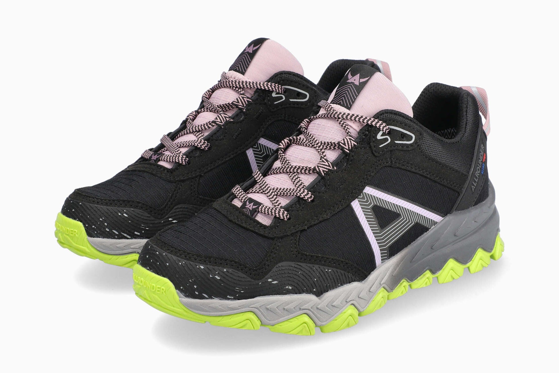 Allrounder Run-Tex Black/Lime Women's Sneaker