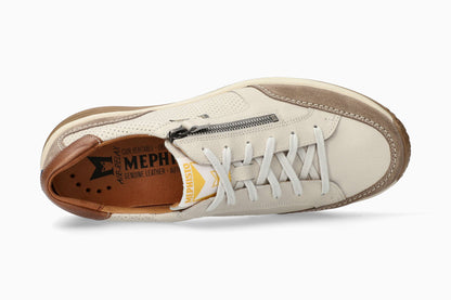 Mephisto Sacco Warm Grey Men's Sneaker Top