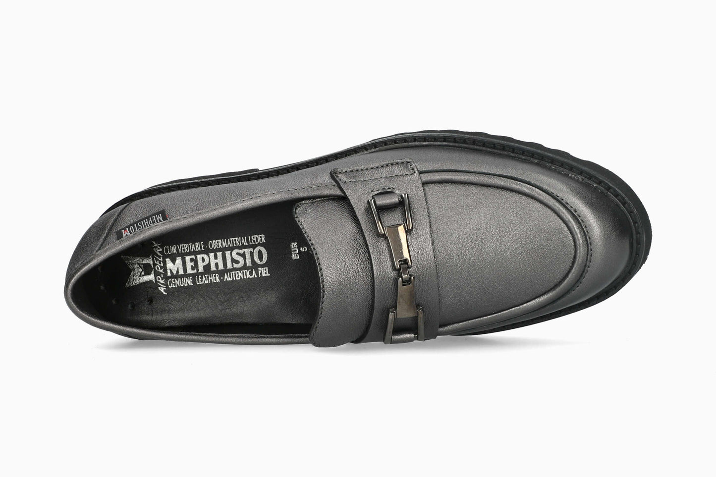 Mephisto Women's Loafers Salvia Grey Top