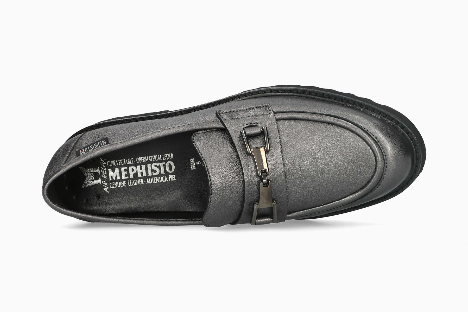 Mephisto Women's Loafers Salvia Grey Top