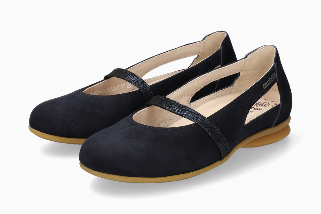 Mobils Women's Flat Samya Navy