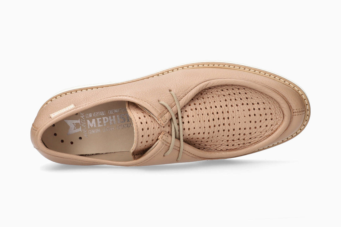 Mephisto Sonie Perf Women's Shoe Camel Top