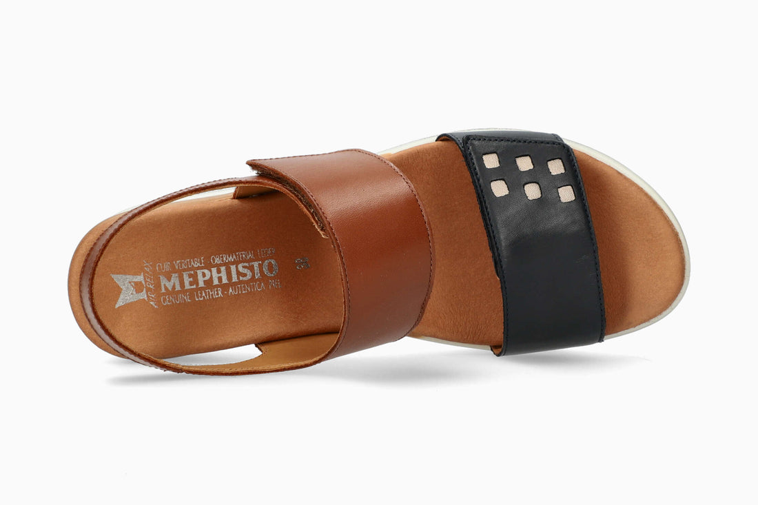 Mephisto Women's Sandal Swena N Navy Top