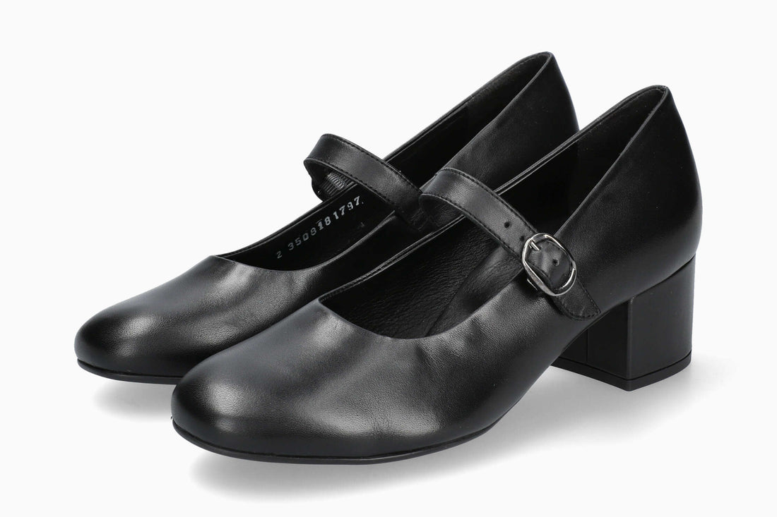 Mephisto Topaze Women's Heeled Shoe Black