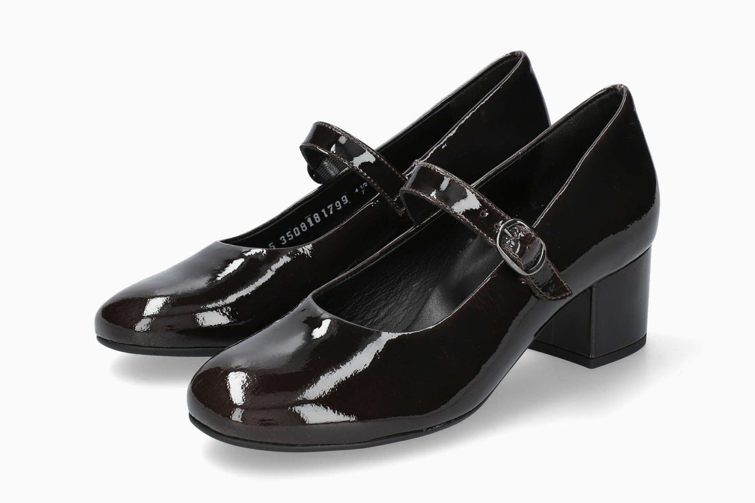 Mephisto Topaze Women's Heeled Shoe Plum