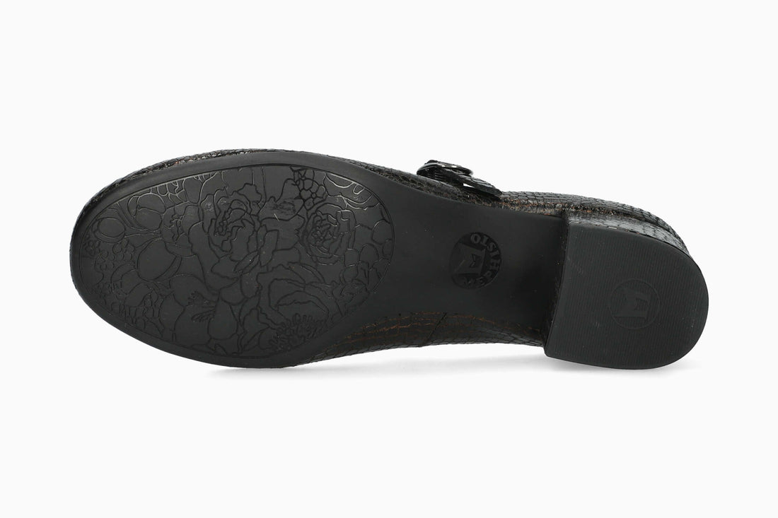 Mephisto Topaze Women's Heeled Shoe Bronze Sole