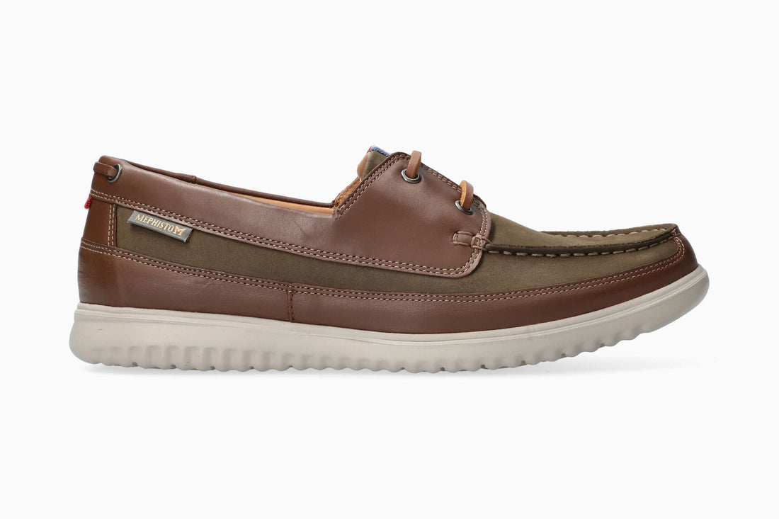 Mephisto Trevis Boat Shoe Loden