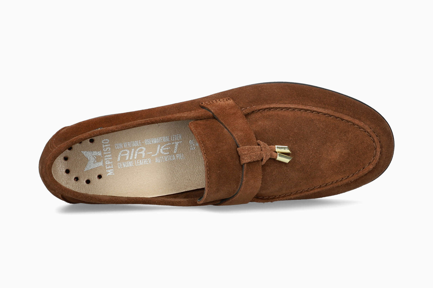 Mephisto Women's Loafers Valenza Brown Top