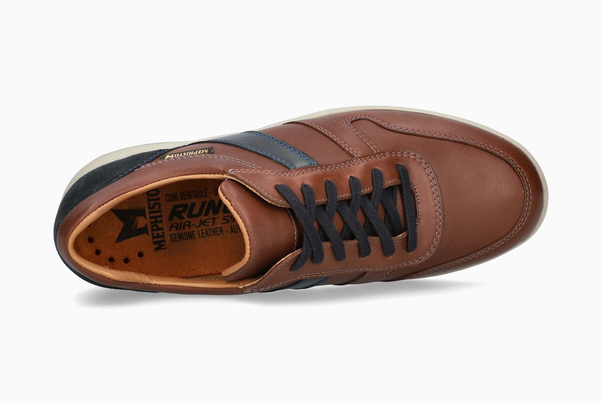 Mephisto Vito Men's Sneaker Chestnut Top