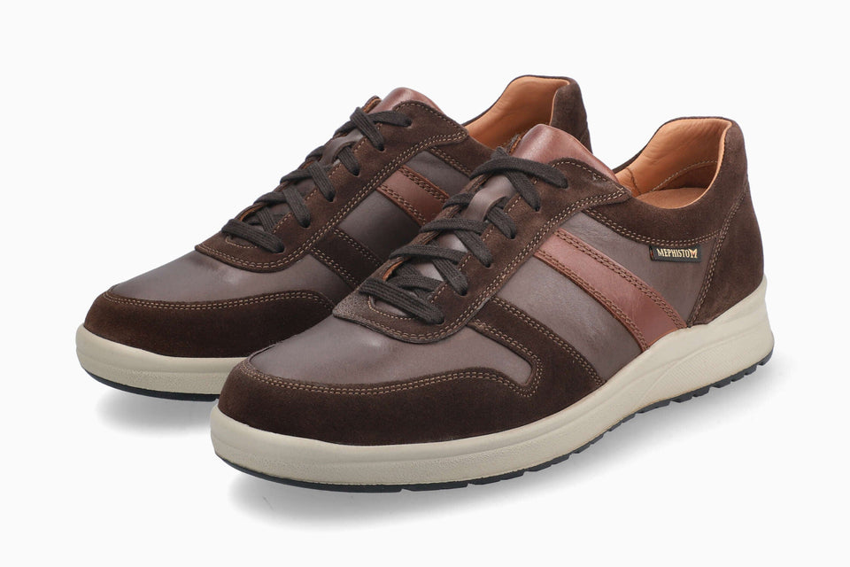 Mephisto Vito Men's Sneaker Dark Brown