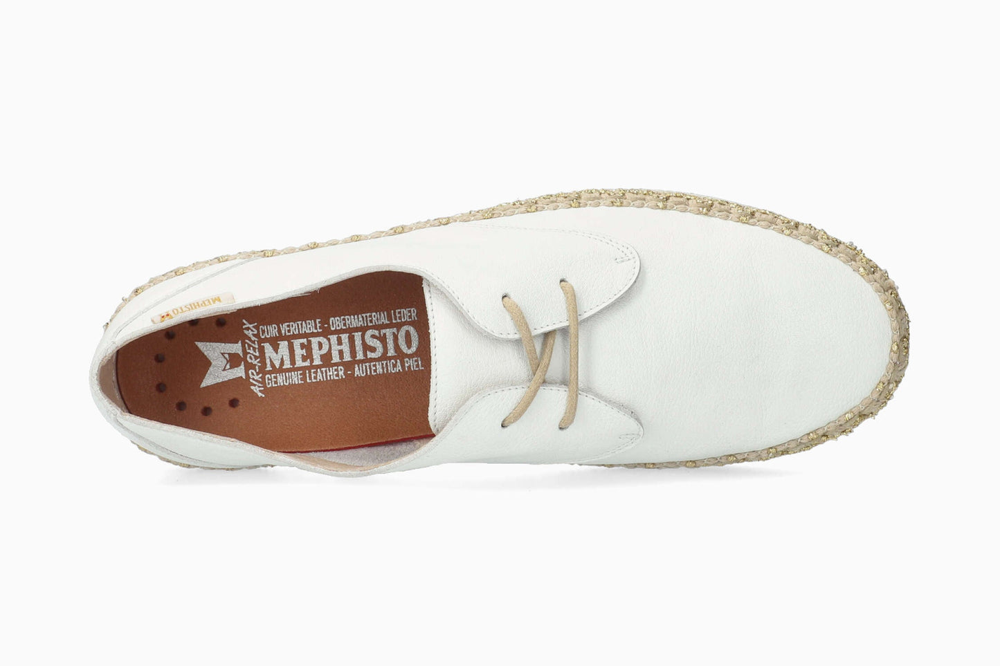 Voleta Mephisto Women's Shoe White Top