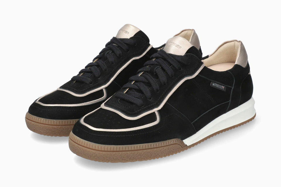 Mephisto Women's Sneaker Wanessa Black
