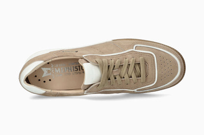 Mephisto Women's Sneaker Wanessa Beige Top