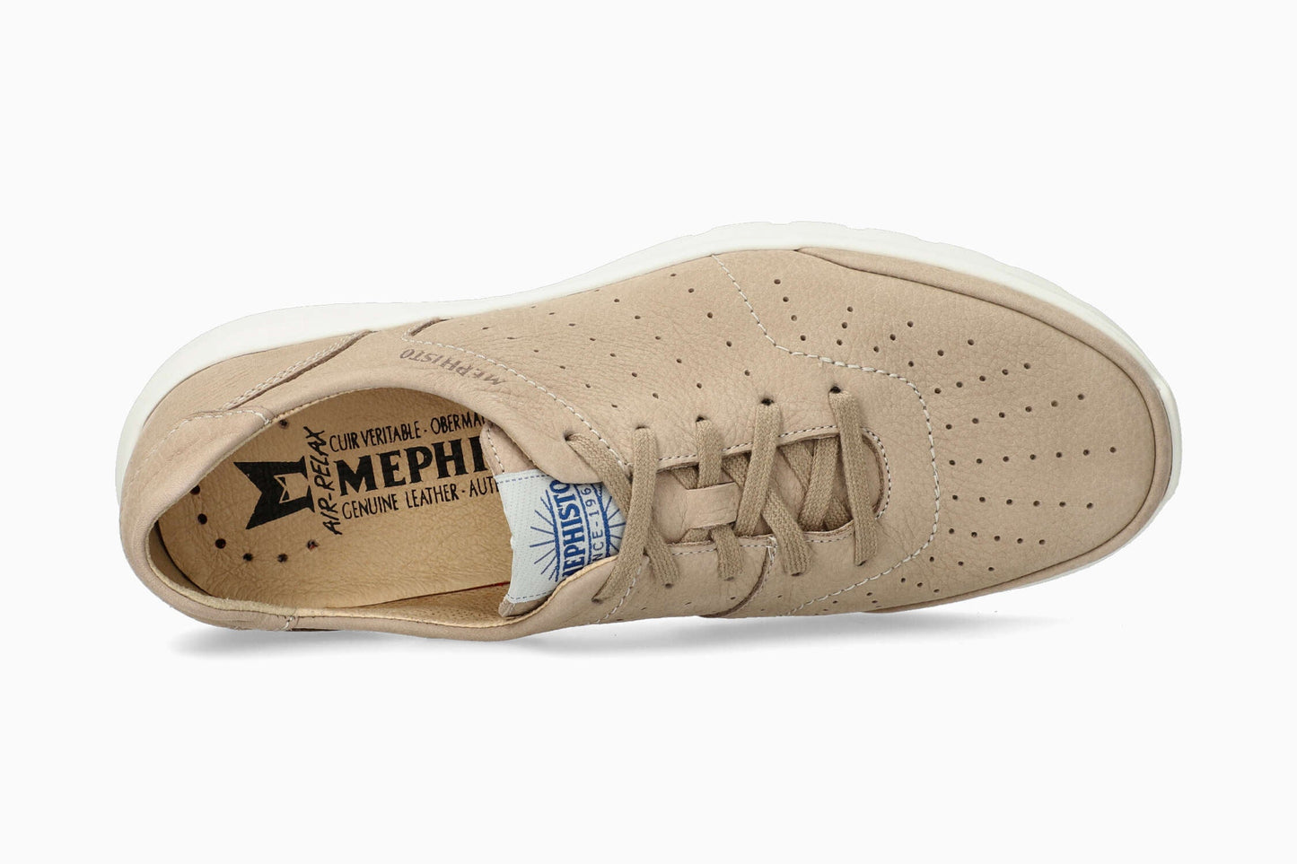 Mephisto Waren Sneaker Sand Top