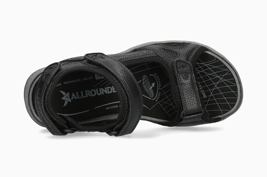 Allrounder Westside Black Women's Sandal Top