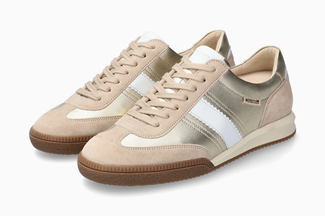 Mephisto Women's Sneaker Witney Light Sand Gold