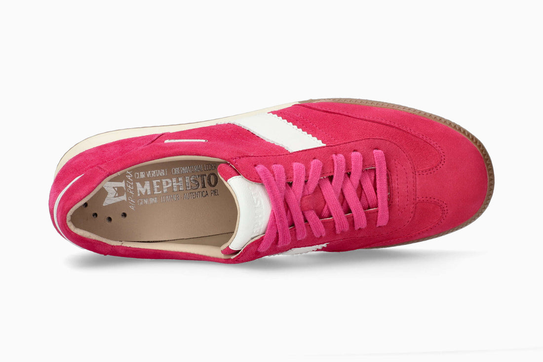Mephisto Women's Sneaker Witney Fuchsia Top