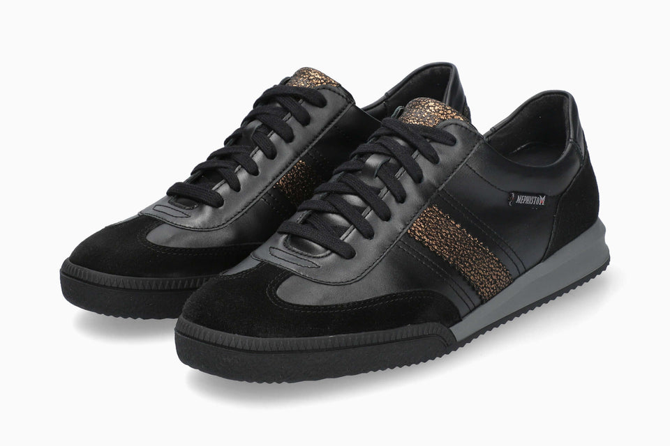 Mephisto Women's Sneaker Witney Black