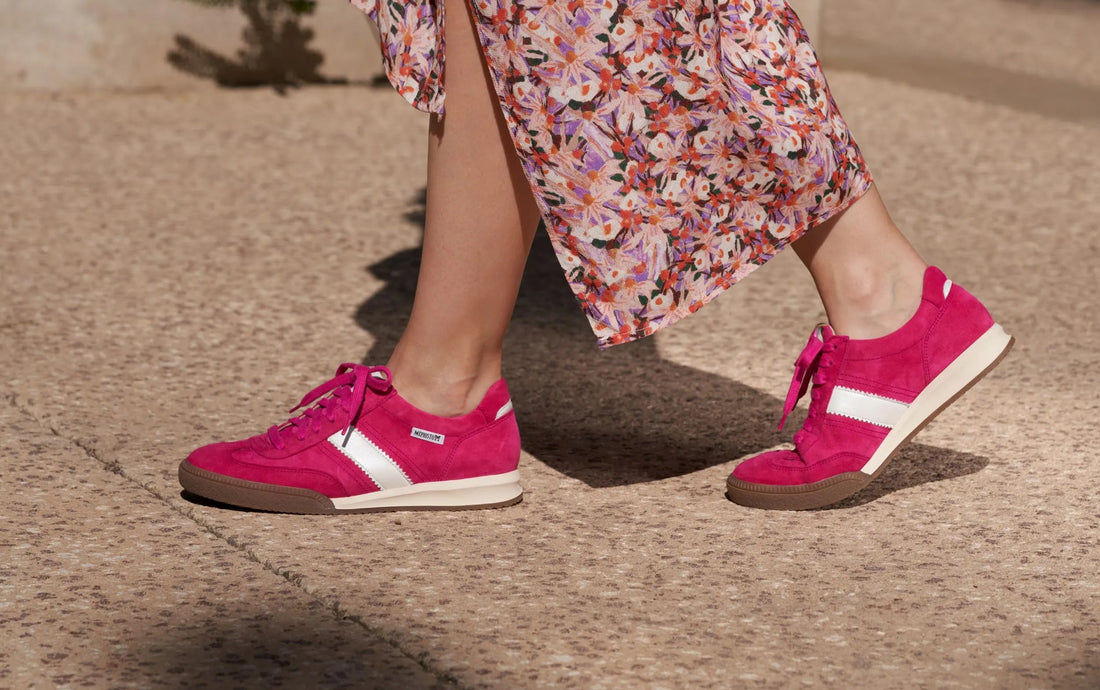 Mephisto Women's Sneaker Witney Fuchsia Lifestyle