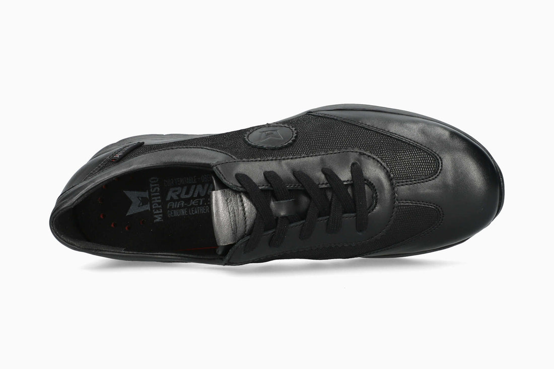 Mephisto Women's Sneaker Yael Black Top
