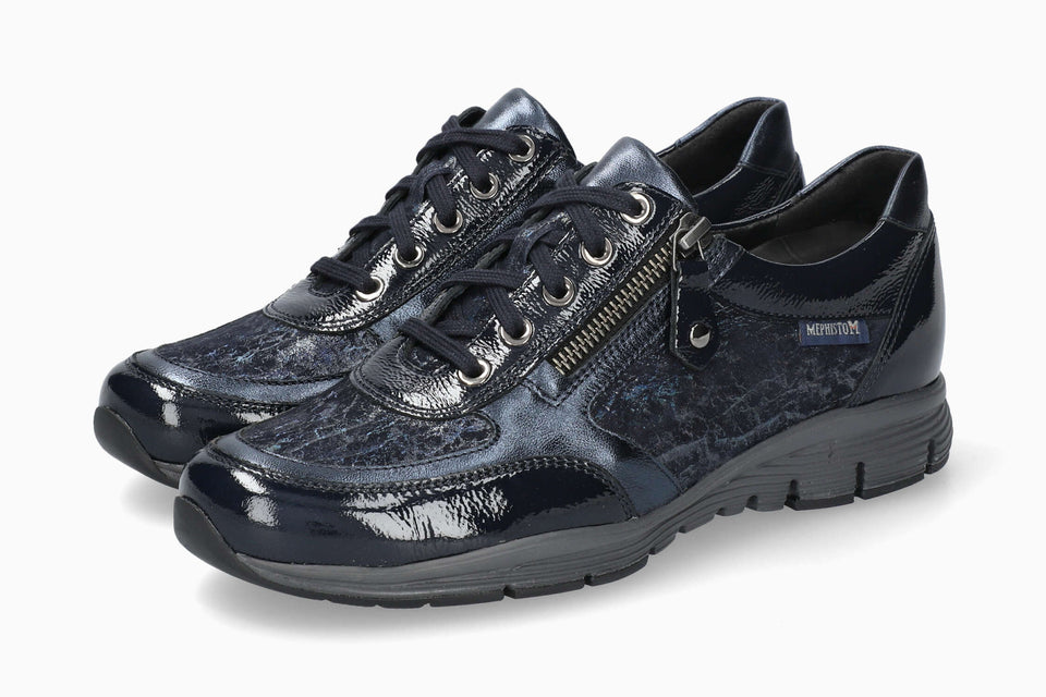 Mephisto Women's Sneaker Ylona Night Blue