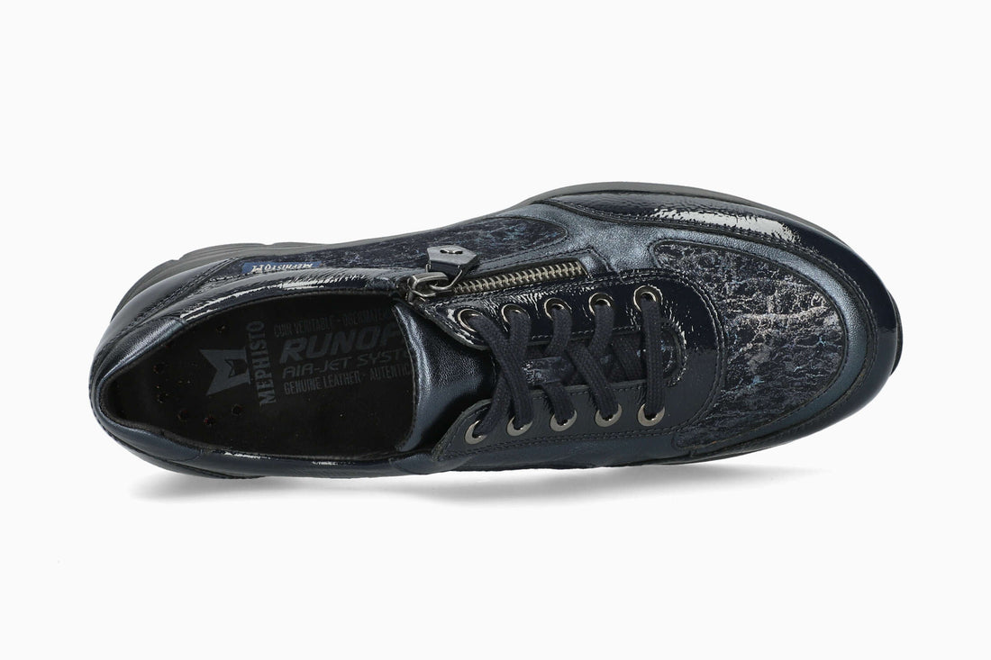 Mephisto Women's Sneaker Ylona Night Blue Top