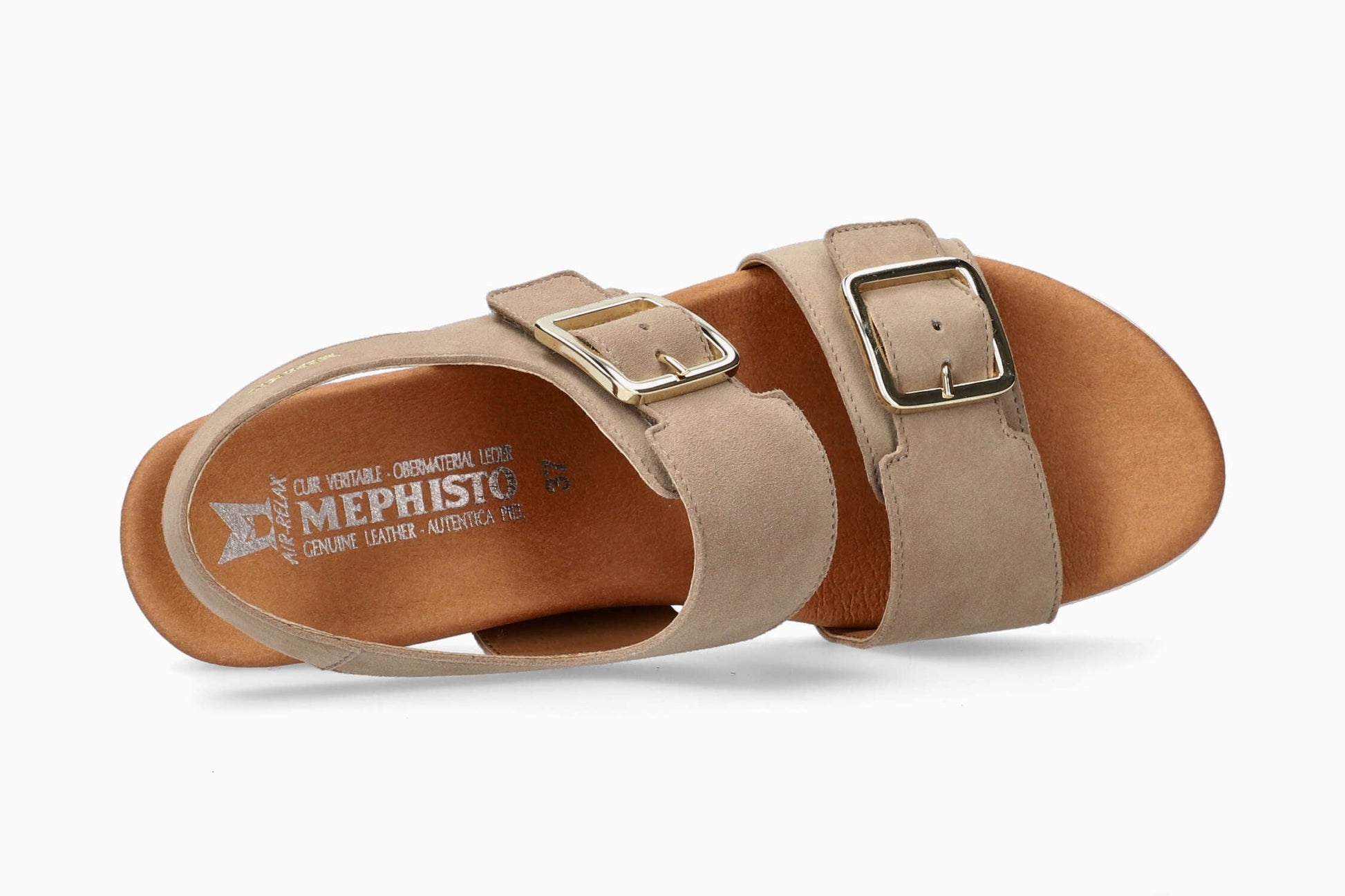 Mephisto Ysabel Women's Sandal Light Taupe Top