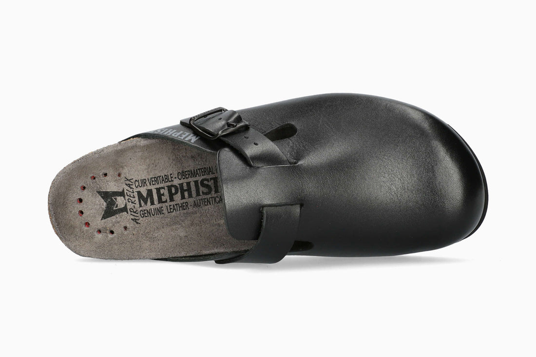 Mephisto Nathan Black Men's Clog Top