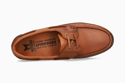 Mephisto Hurrikan Boat Shoe Hazelnut Top