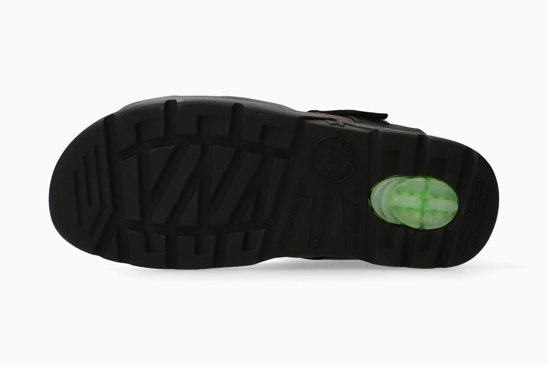 Mephisto Men's Sandals Shark Dark Brown Sole